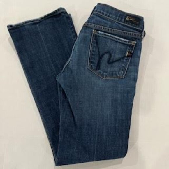Y2K Citizens of Humanity Dita Low Rise Bootcut Jeans Women's 28 Petite USA - Picture 1 of 15